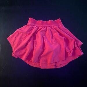 Lululemon court rival Skirt pink